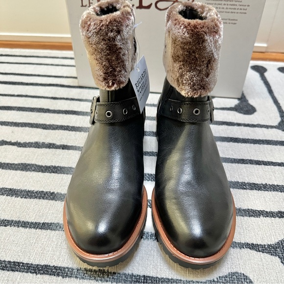 REGARDE LE CIEL NIKA-18 Furry Cuff Winter Booties - Picture 5 of 12